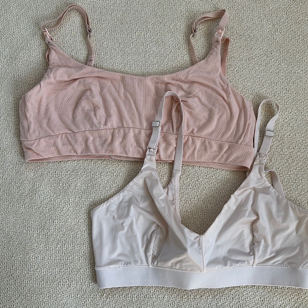 2 Bodily nursing bras, sz medium The Everything and Back At It